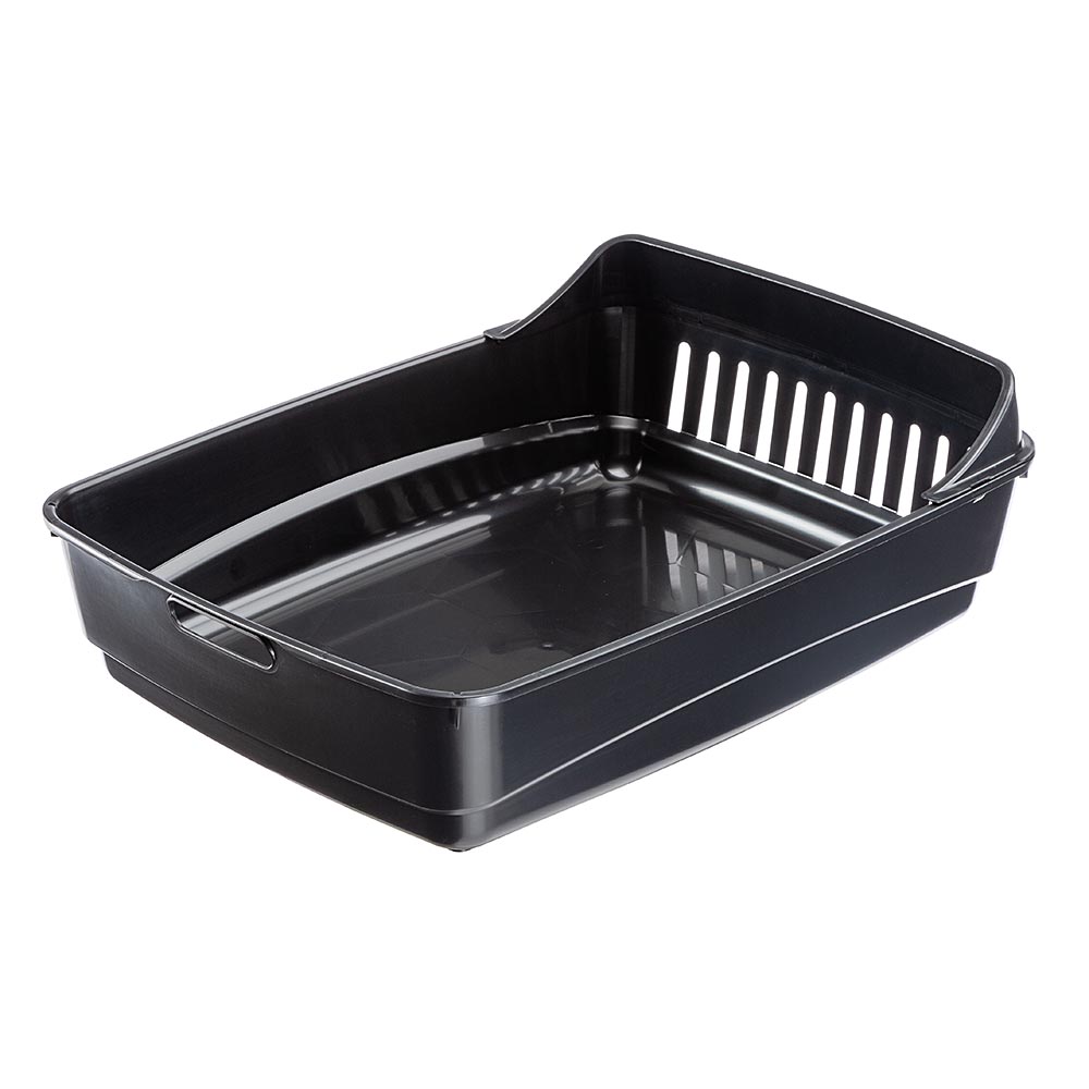 Maison de toilette pour chats ariel 10 home avec double bac avec tamis et filtres anti-odeurs
