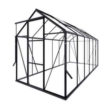 Royal Well Kate IV kweekkas aluminium zwart 7,16 m²