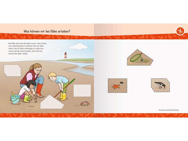 Ravensburger Kinder-Sachbuch WWW junior AKTIV: Am Meer Erstes Ausmalen, Rätseln, Schneiden und Kleben
