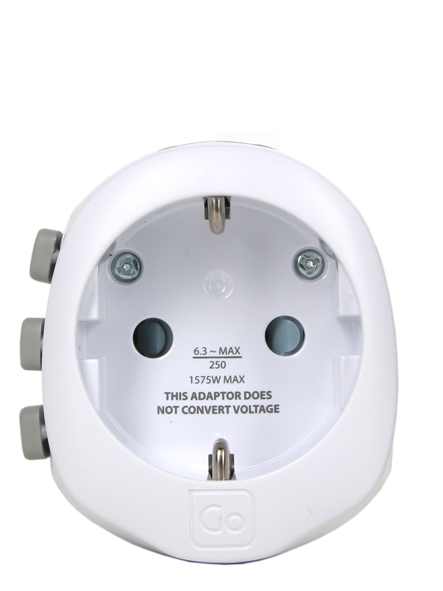 Adaptateur coulissant Go Travel Electrique Europe - Monde