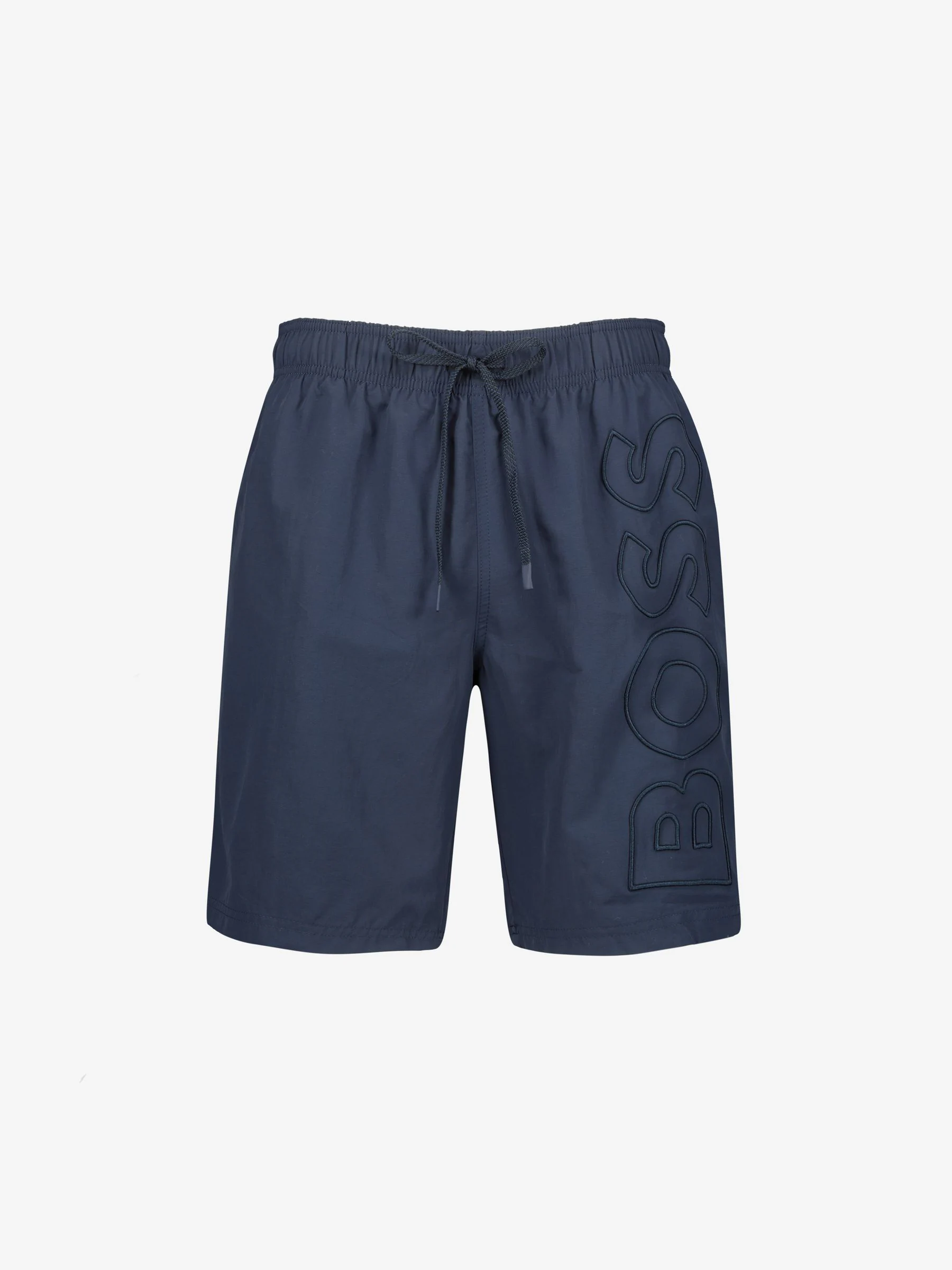 Blauw - BOSS Whale Logo Lined Swim Shorts