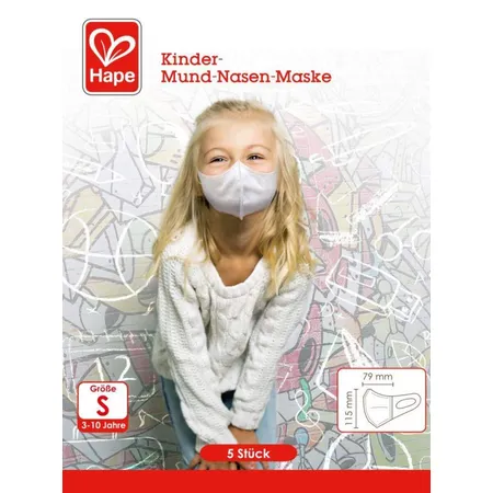 Hape Kinder Schutzmaske, 5 Stück