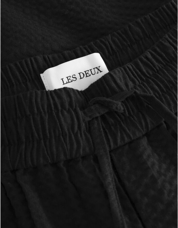 Les Deux Patrick Seersucker Pants 2. 0 Black