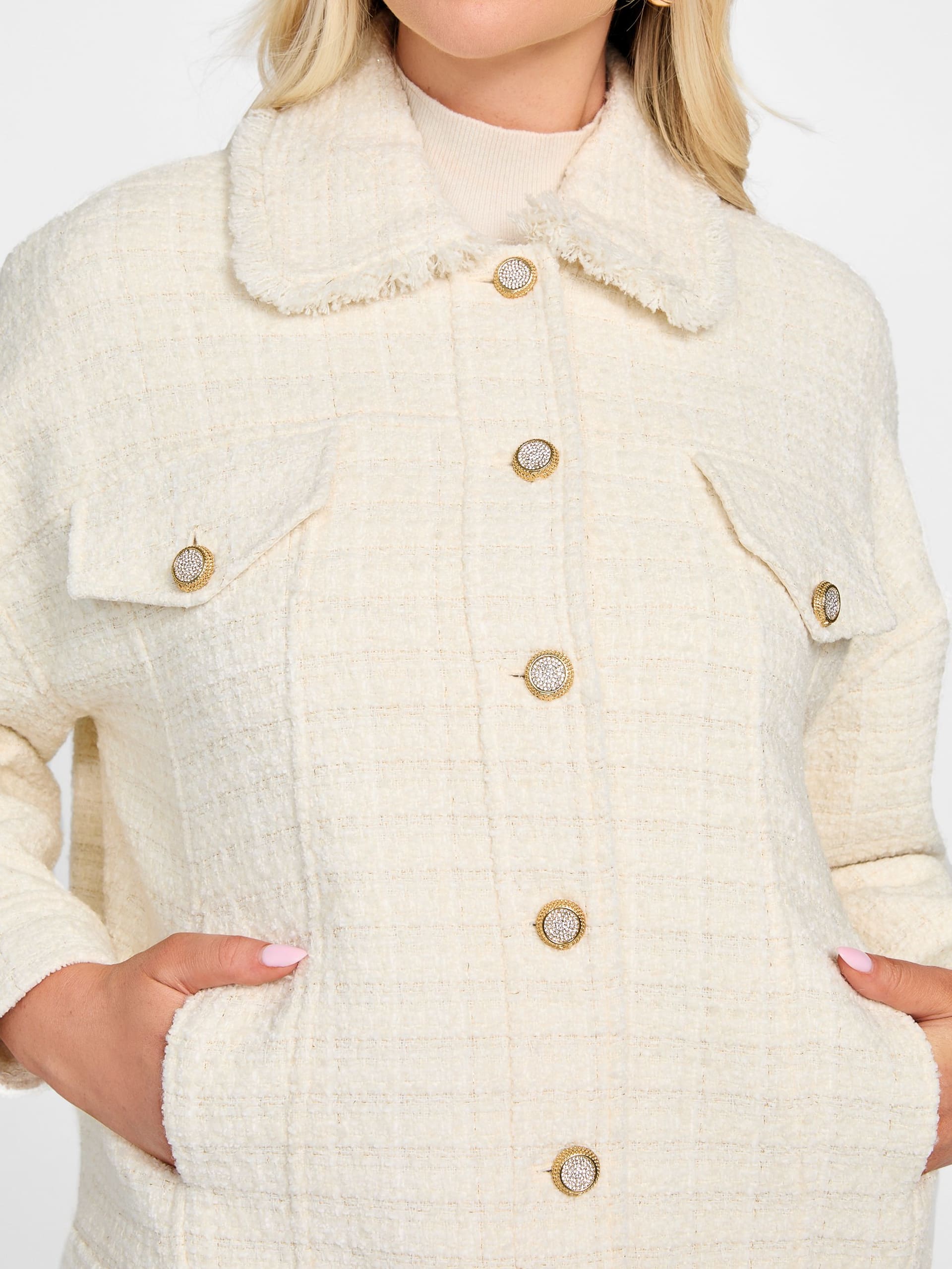 Jaqueta de tweed oversized Eco Sue