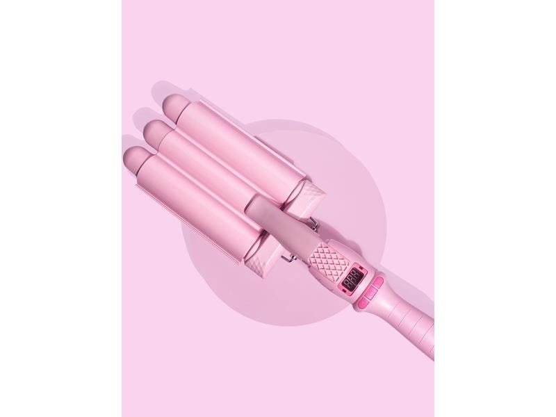 Mermade Profiwelleneisen Pro Mini Waver 25 mm Pink Professionelles Welleneisen