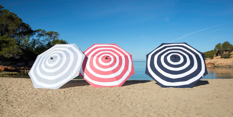 Fatboy Stripesol parasol Ø350 Wave Blue