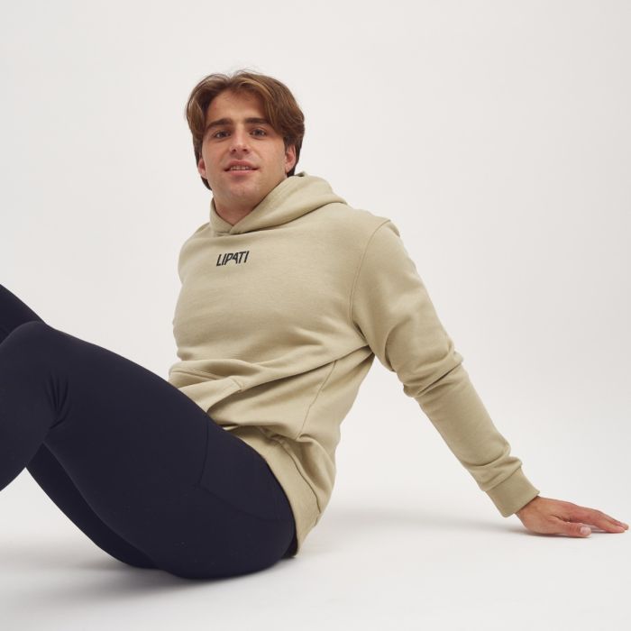 Lipati Herre Trøjer Not For Running Hoodie Brun