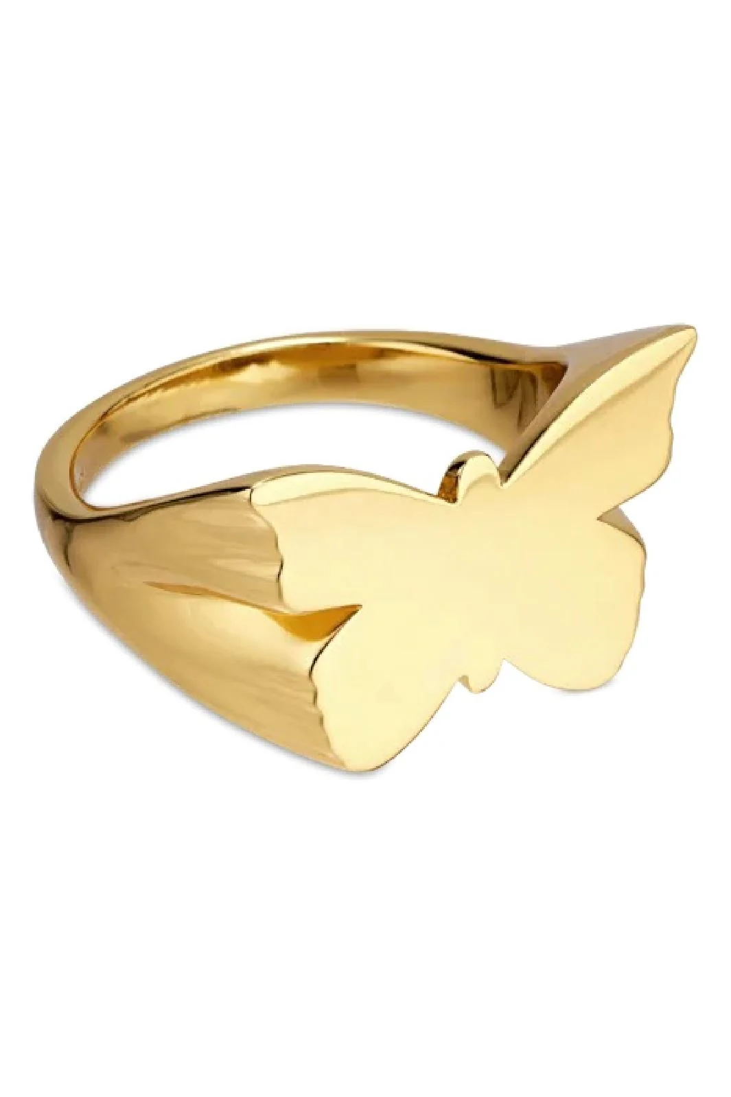 Jane Kønig Butterfly Signet ring forgyldt