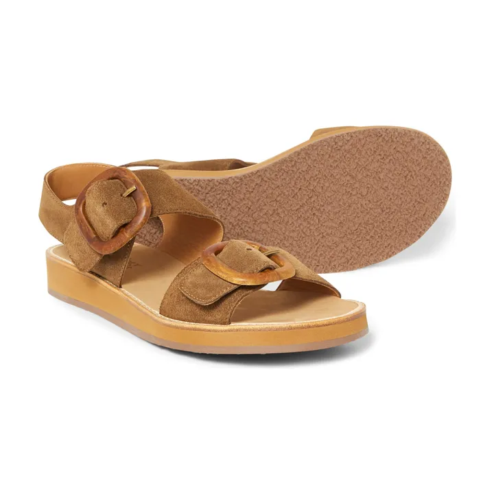 Anthology Paris Sandales Betty-Mic Daim | Tabac