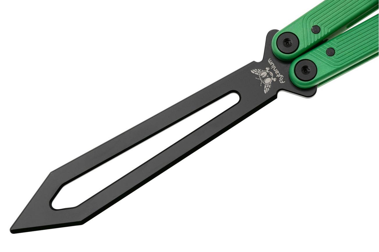 Flytanium Zenith Trainer 2.0 1385RGB Black, Radioactive Green Aluminum, vlindermes trainer