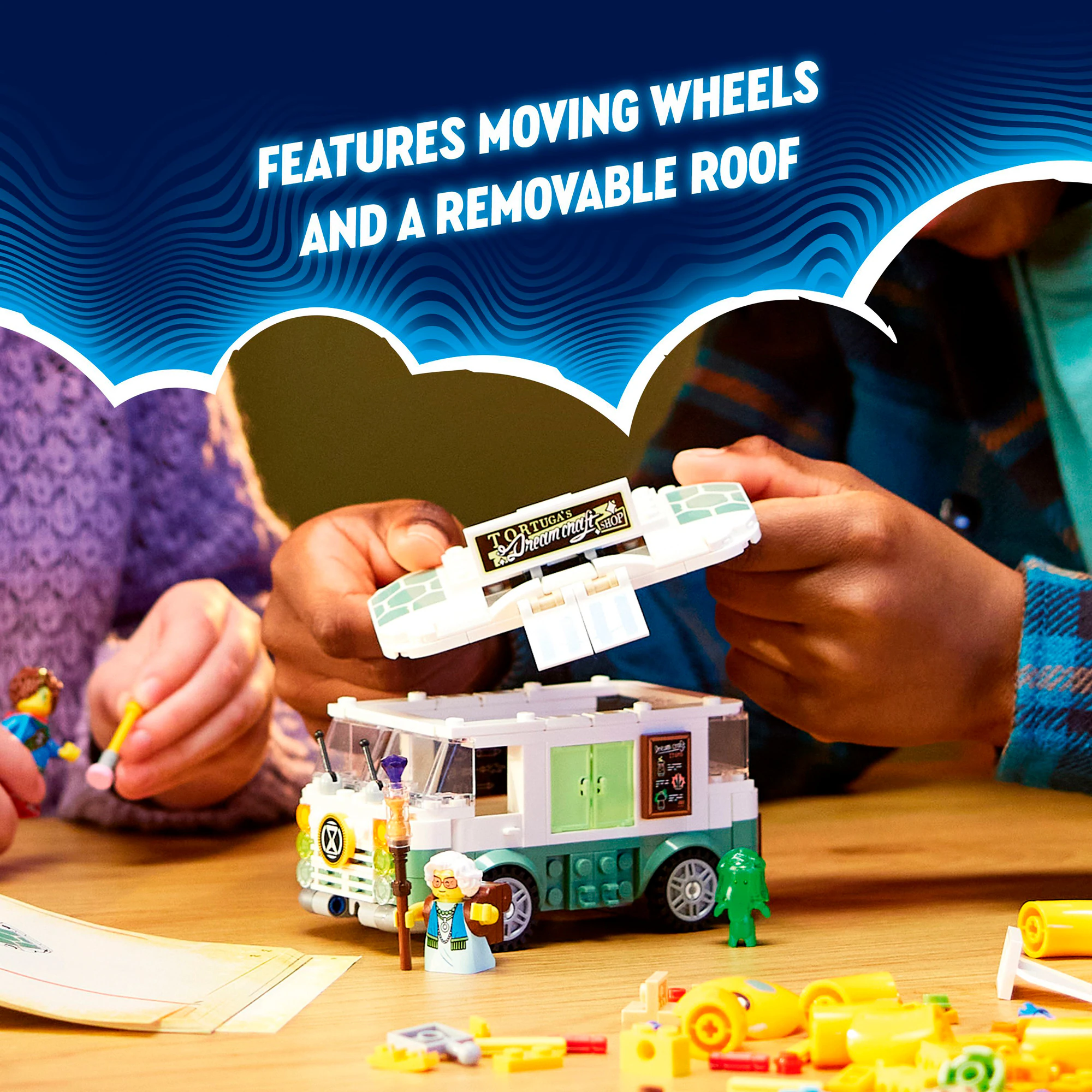 LEGO Konstruktionsspielzeug DREAMZzz Mrs. Castillos Schildkrötenbus