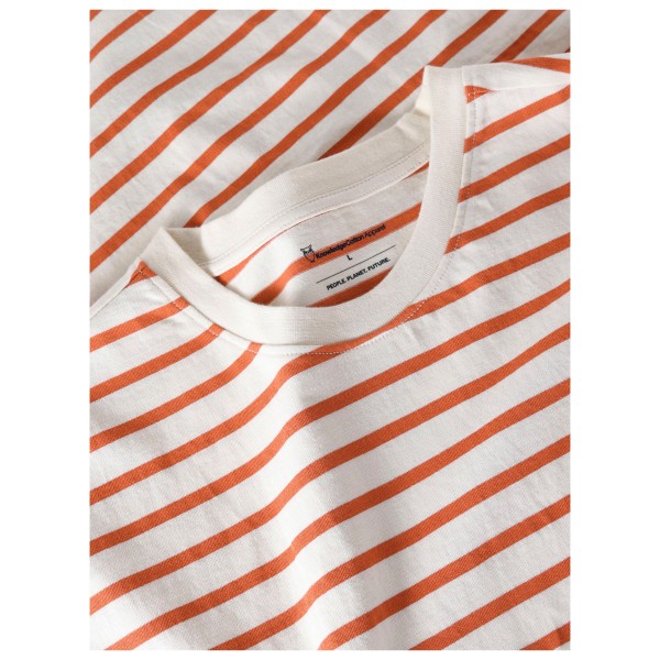 KnowledgeCotton Apparel - Organic Cotton Striped T-Shirt - T-shirt