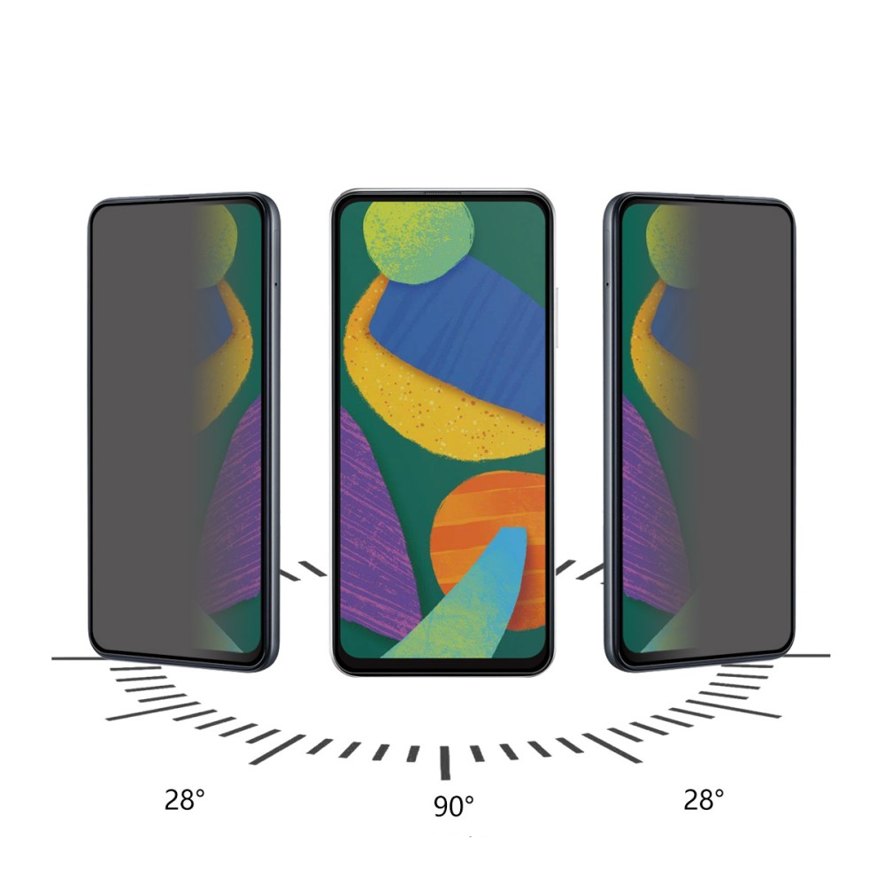 Samsung Galaxy A54 5G Privacy Vollbild Panzer Glas Display Full-Screen (Anti-Spy)