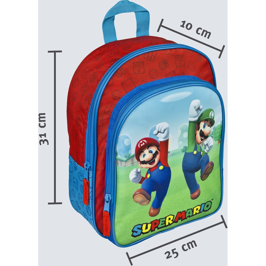 Undercover Rucksack mit Vortasche Super Mario