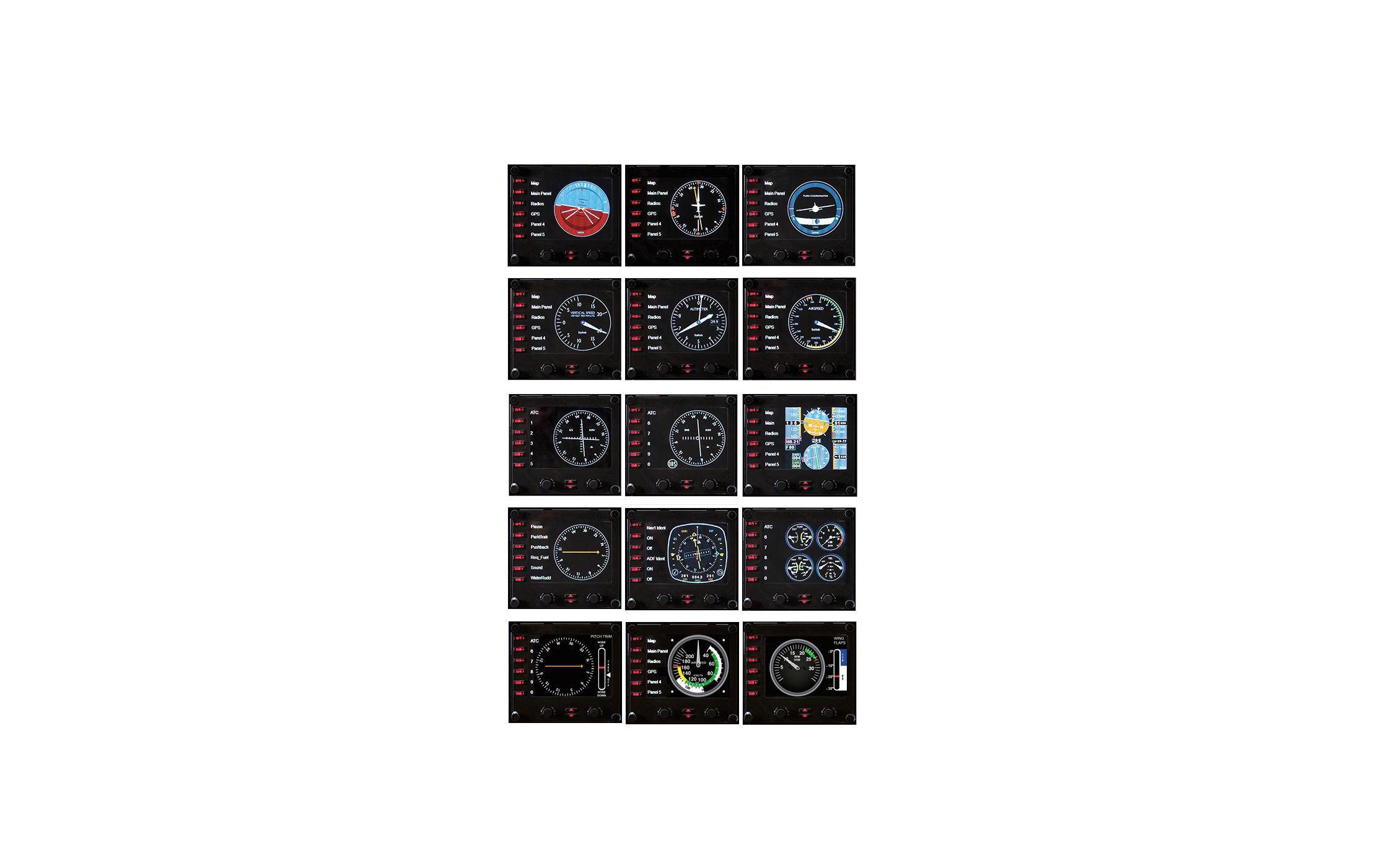 Simulations-Controller G Saitek Instrument Panel<br>Instrumentenpanel für Flugsimulatoren