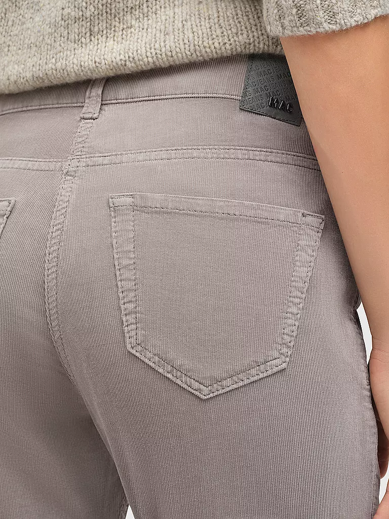 MAC Cordhose Slim Fit grau