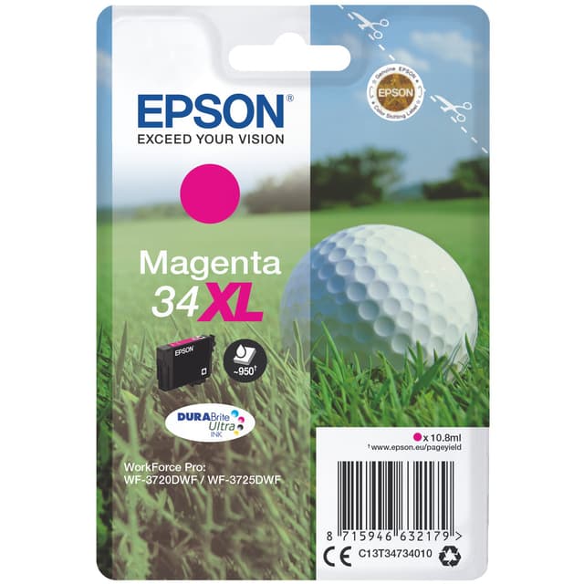 Epson blækpatron DuraBrite Ultra 34XL Magenta