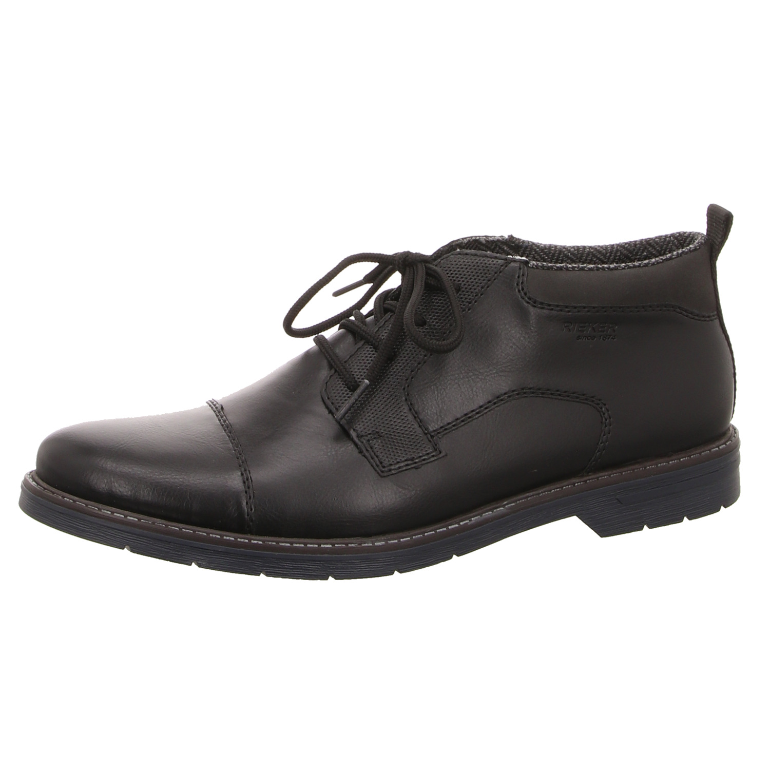 Rieker Schnürhalbschuh schwarz