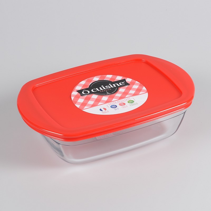 Plat rectangle avec couvercle Ô cuisine