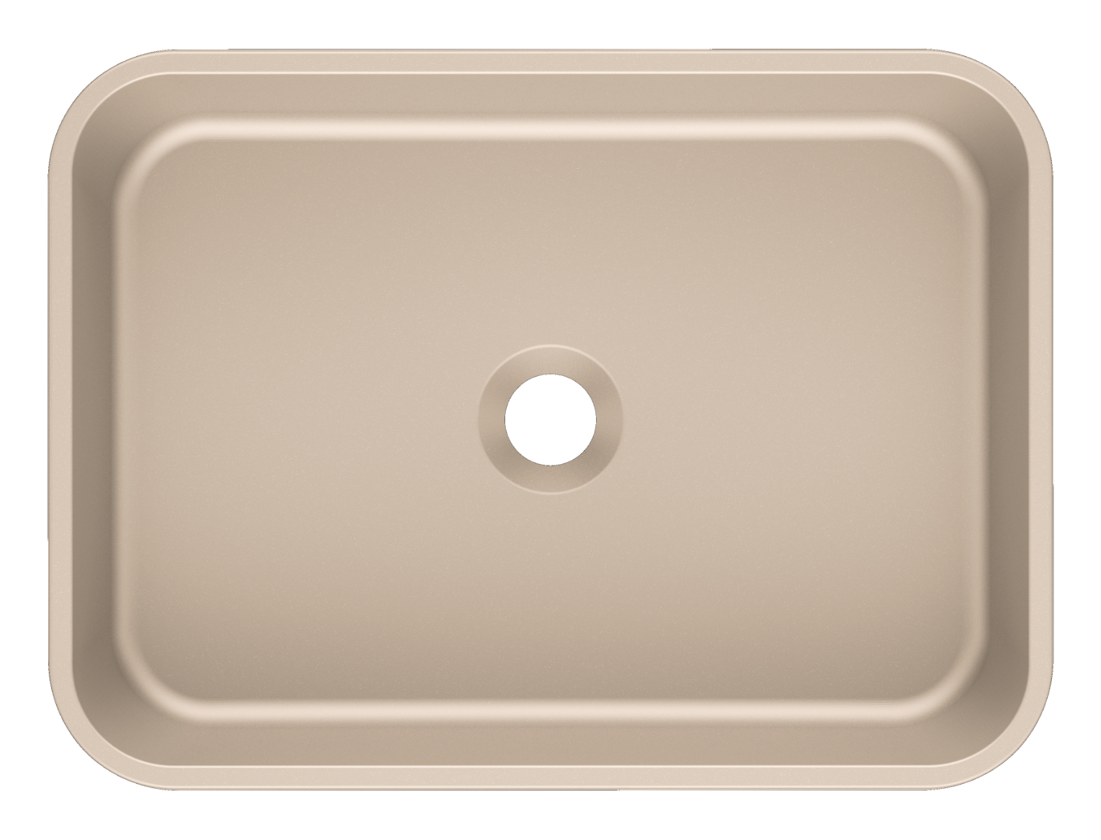 Kerra Cres E wastafel 50x37x12.5cm caffe latte