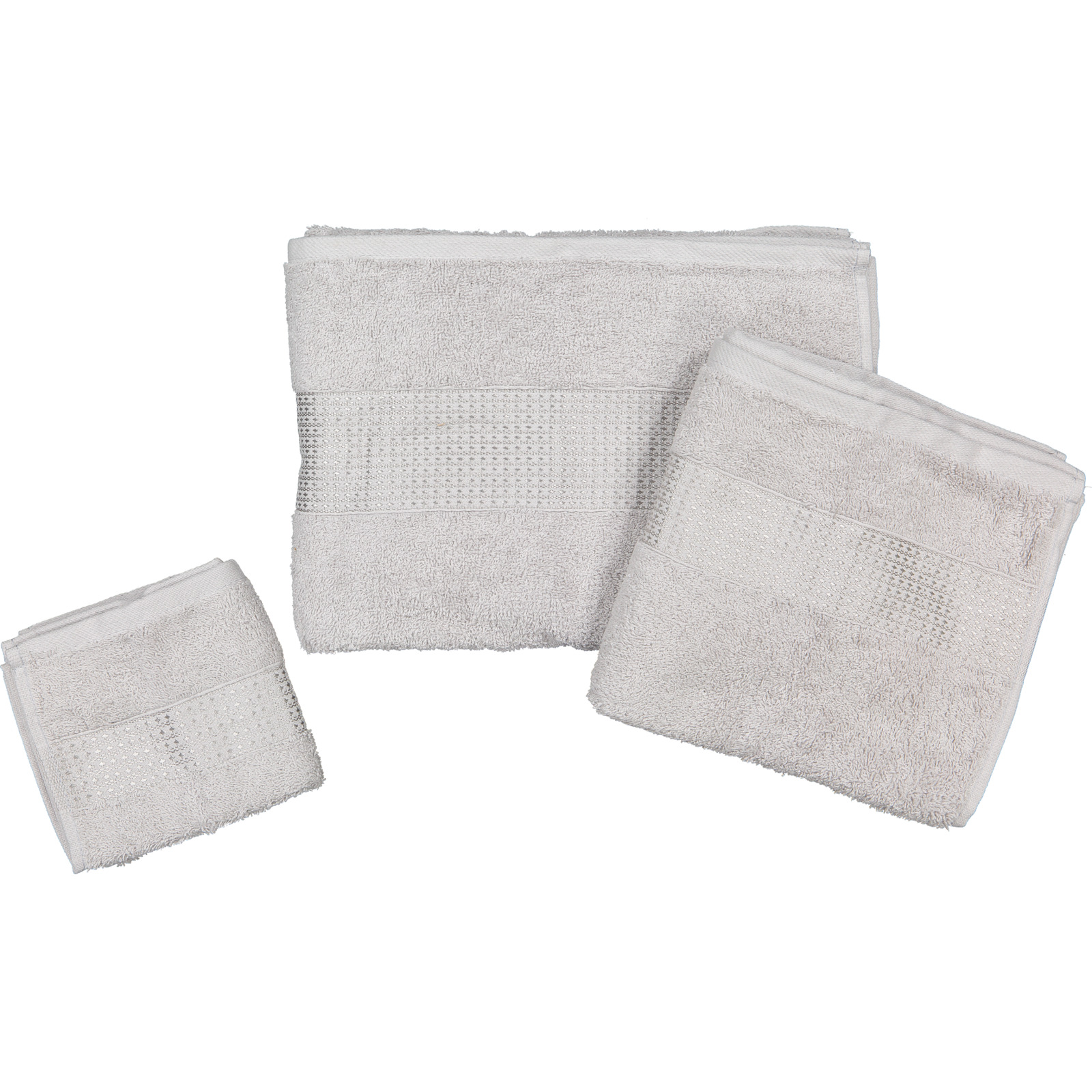 Frottee-Set, 3-teilig mint