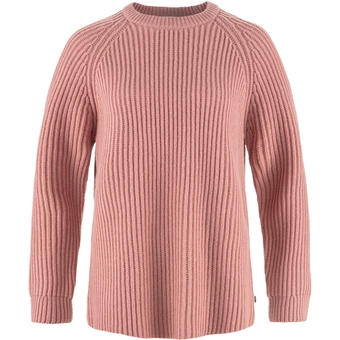 Fjällräven Övik Rib  Pullover Dusty Rose Damen