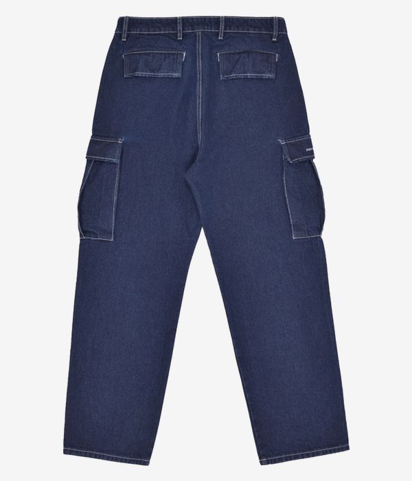 Pop Trading Company Denim Cargo Jeans (rinsed)