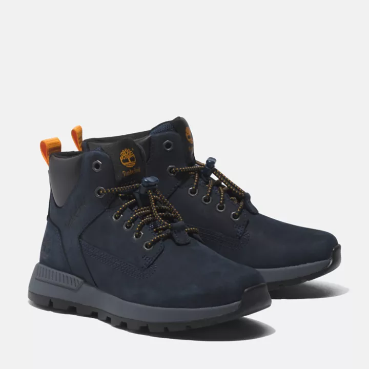 Bota Killington Trekker Chukka para jovens na cor azul marinho.