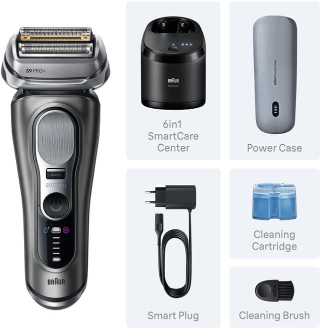 Braun Series 9 PRO+ barbermaskine 9675cc (grå)
