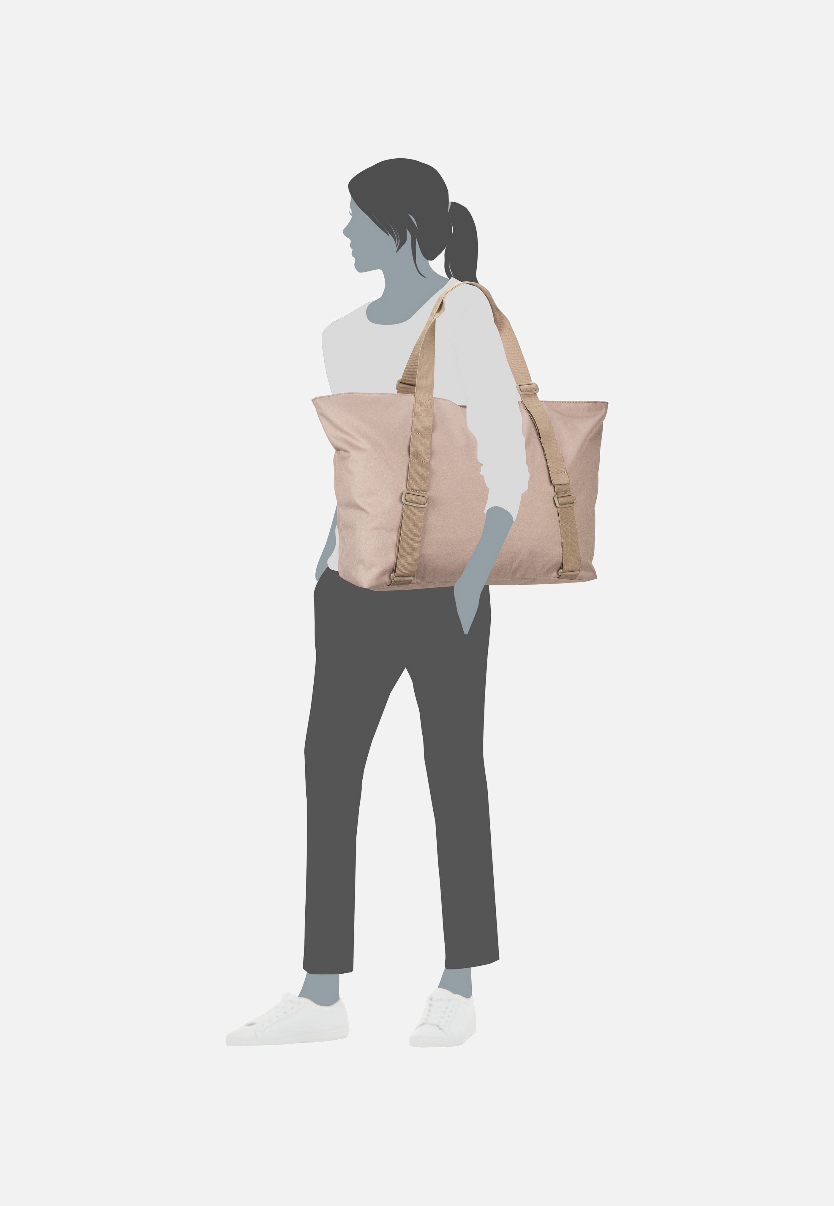 Tote Bag Large Monochrome Seal - Shopper