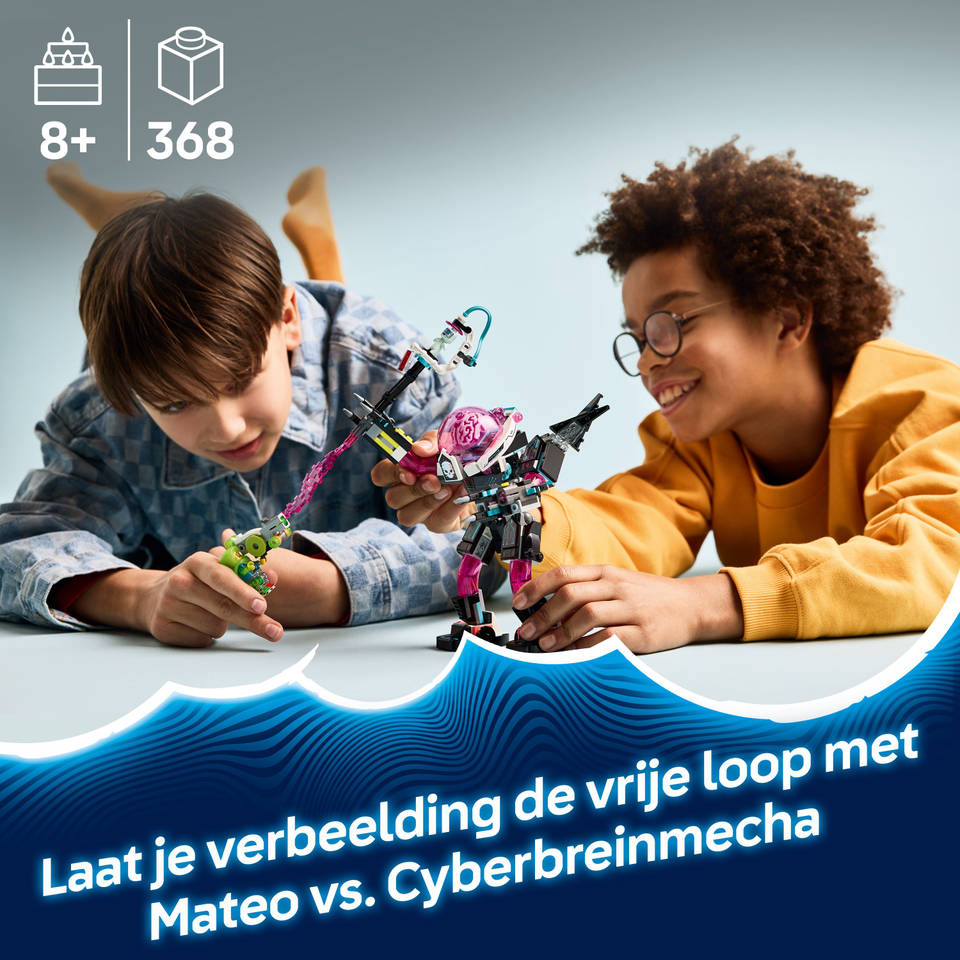 LEGO DREAMZzz Mateo vs. cyberbreinmecha 71495