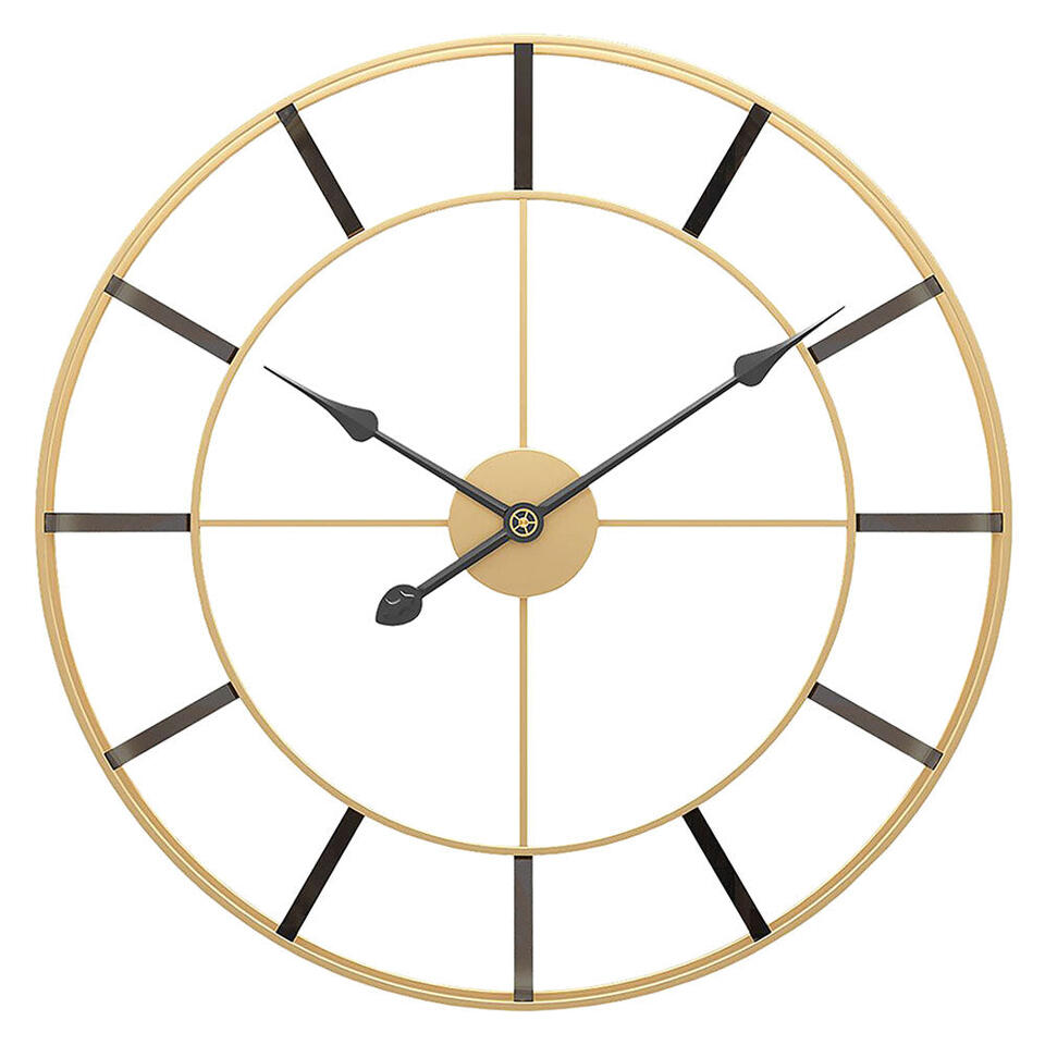 LW Collection Wandklok ISLA Goud 60cm