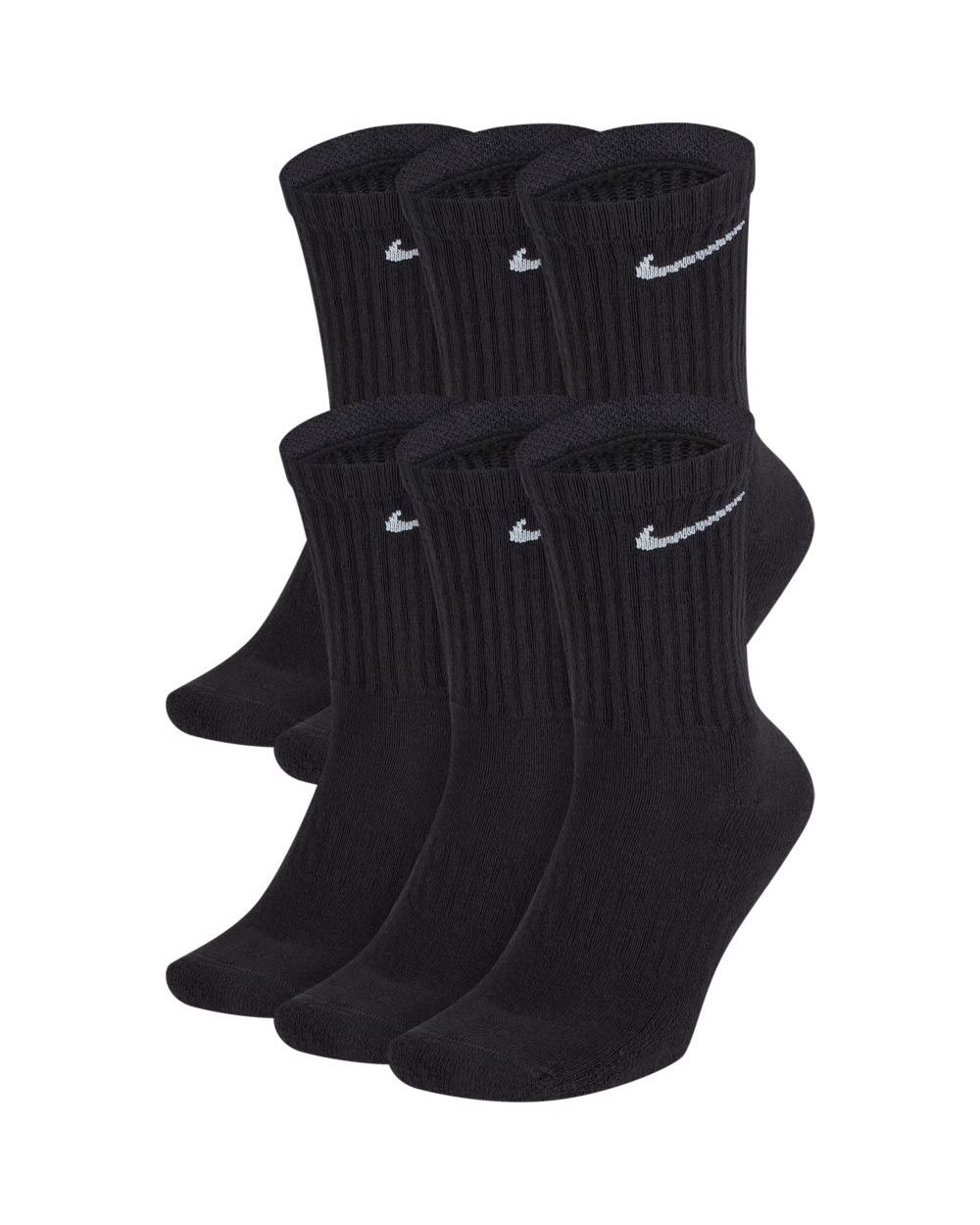 Lot de 6 paires de chaussettes Nike Everyday Noir