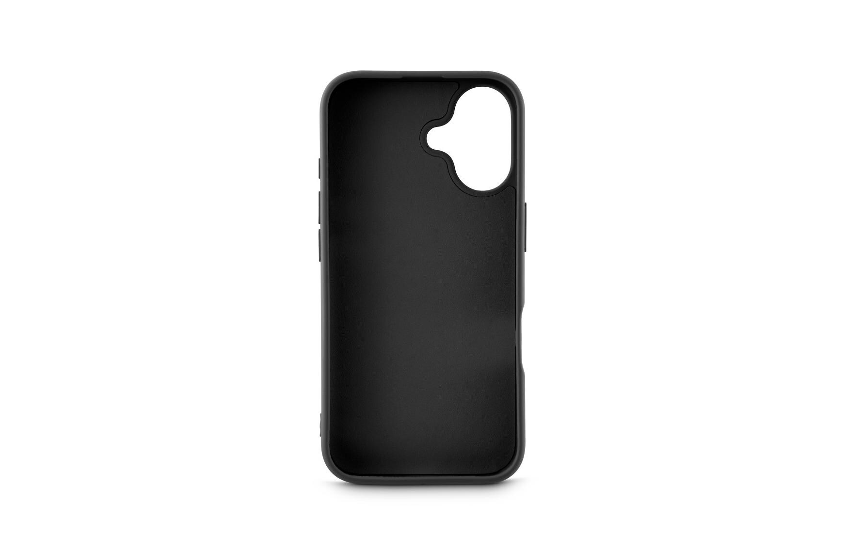Back Cover Fantastic Feel Schwarz für iPhone 16 PlusHama Fantastic Feel Handy-Schutzhülle 17 cm (6.7
