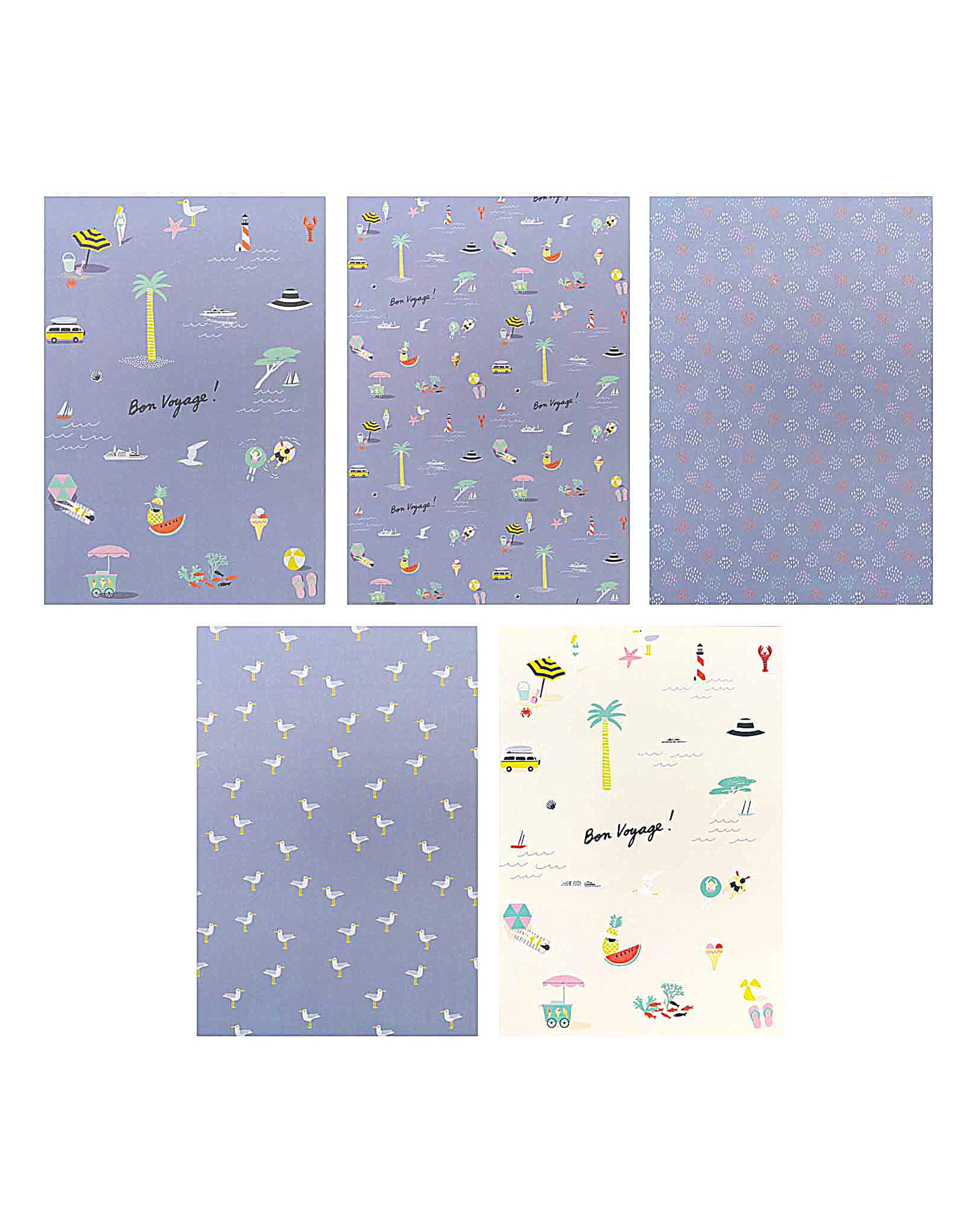 Motivpapier-Block MARITIM 30 Blatt in blau