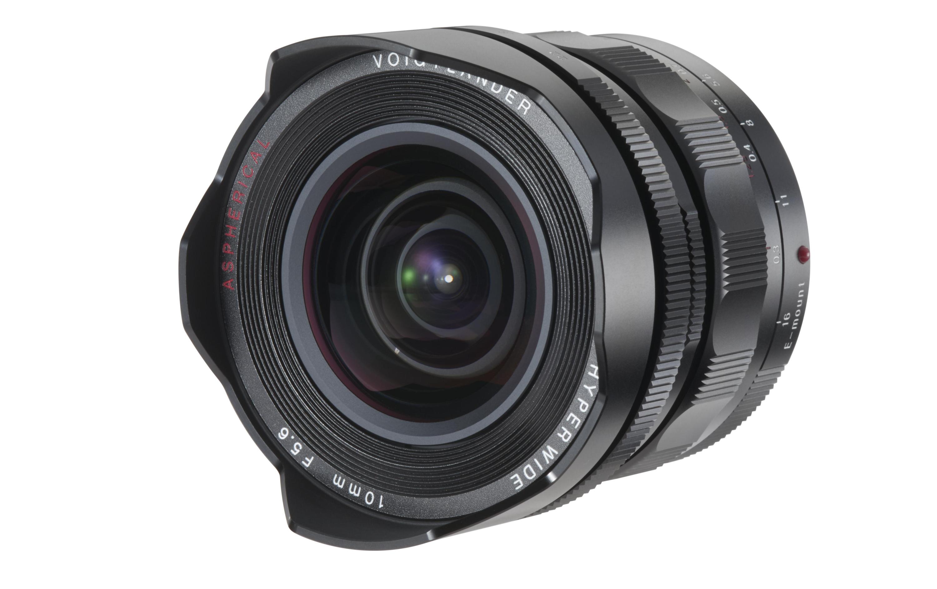 Festbrennweite Heliar 10mm F/5.6 asphärisch – Sony E-Mount<br>Hyper-Weitwinkel-Objektiv mit integrierter Sonnenblende