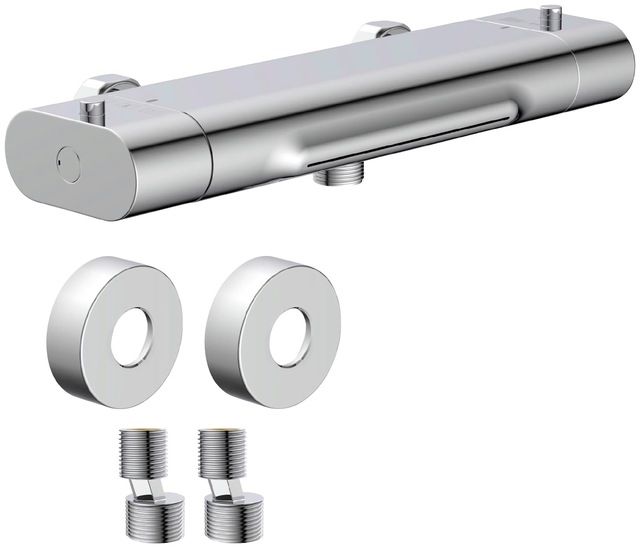 Eisl Wannenthermostat »CARNEO« Schwallauslauf, Eco-Stopp-Funktion, Sicherheitssperre