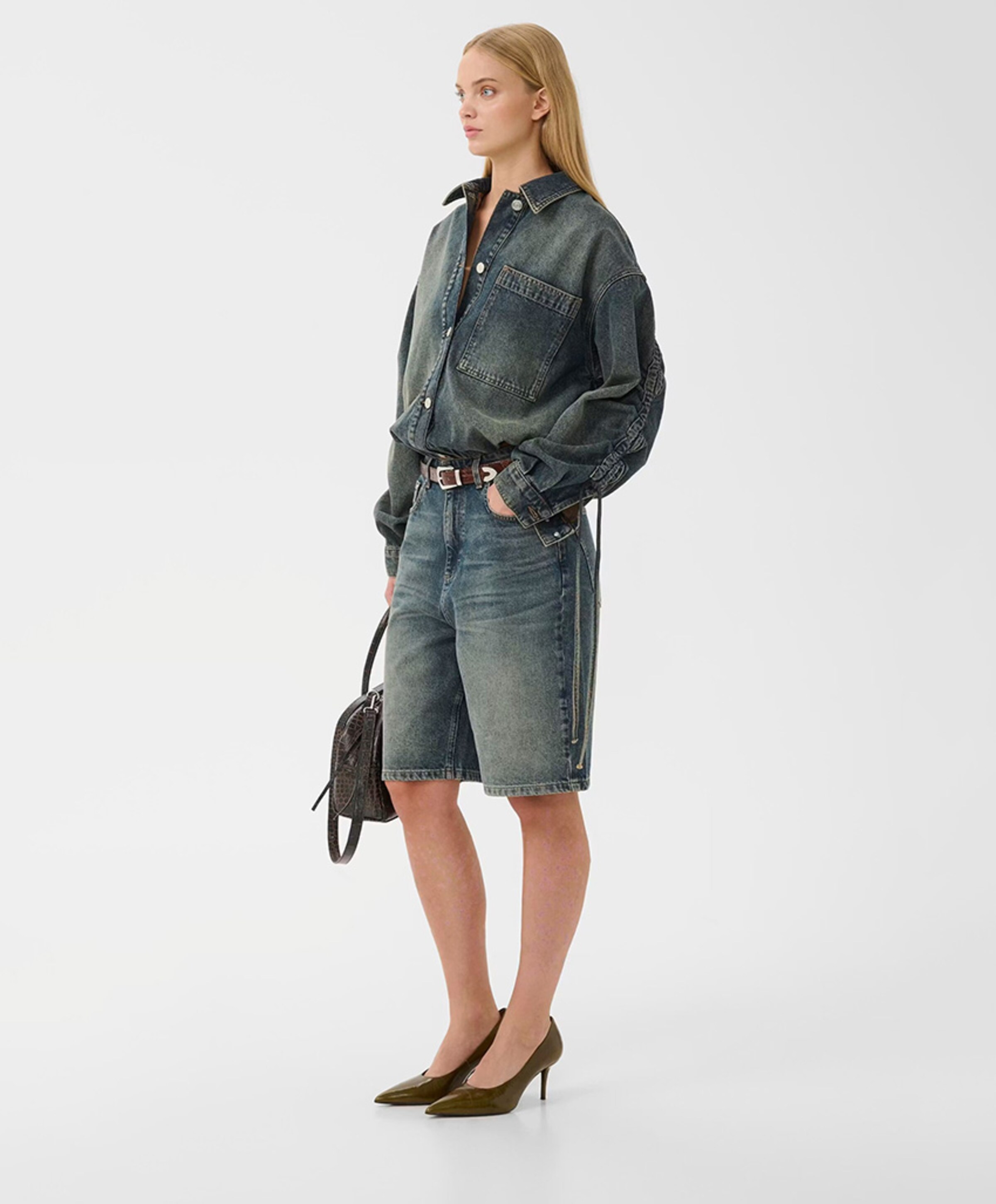 Gestuz Dames spijkerjas  blauw