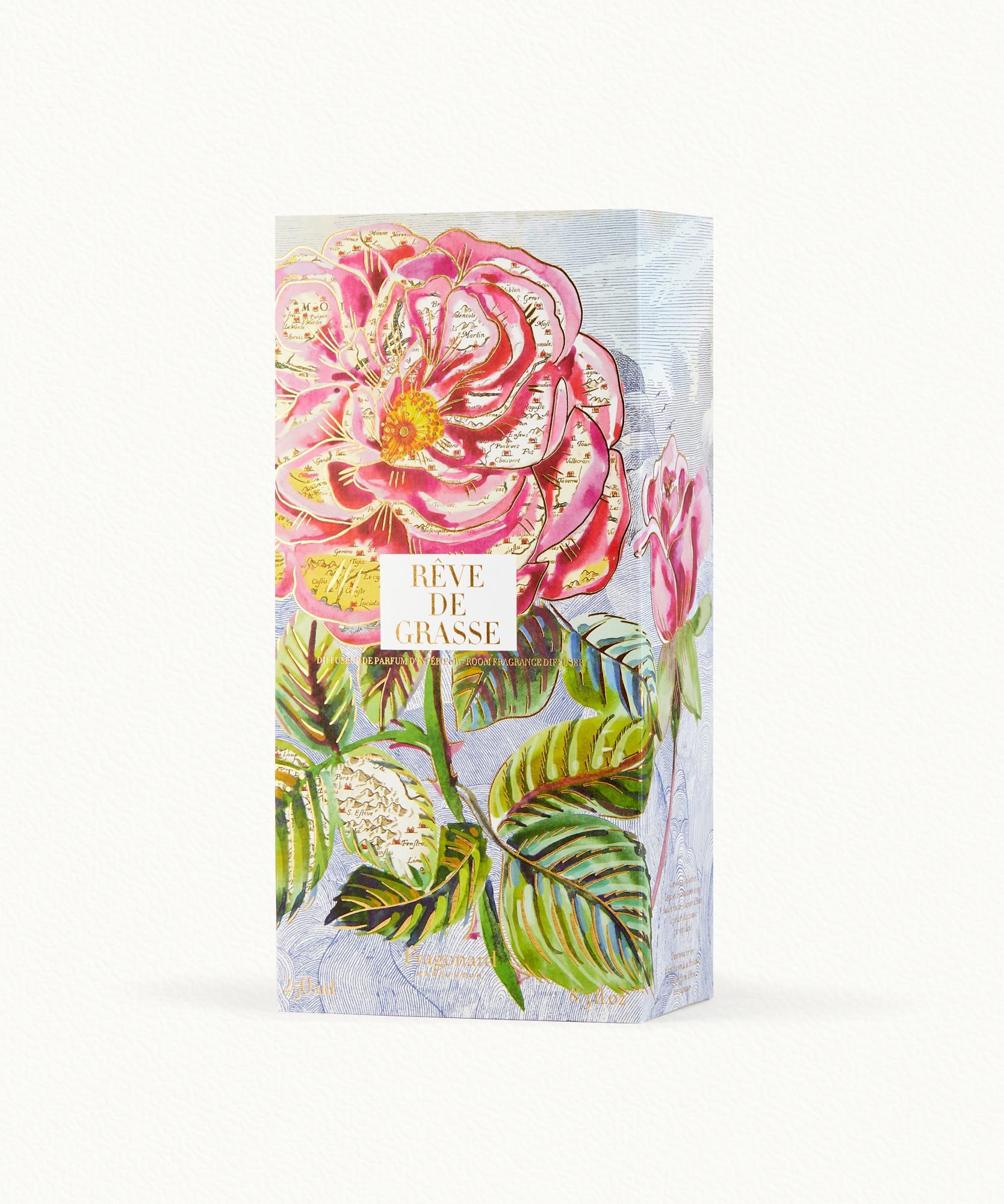 Rêve de Grasse  Diffuseur + 10 bâtonnets - flacon 250 ml
