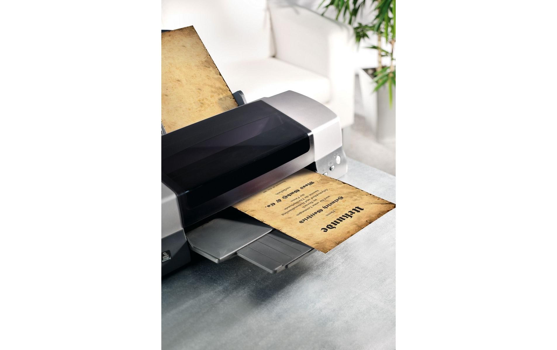 Motivpapier History A4, 90 g, 50 Blatt, BraunIdeal zum Bedrucken