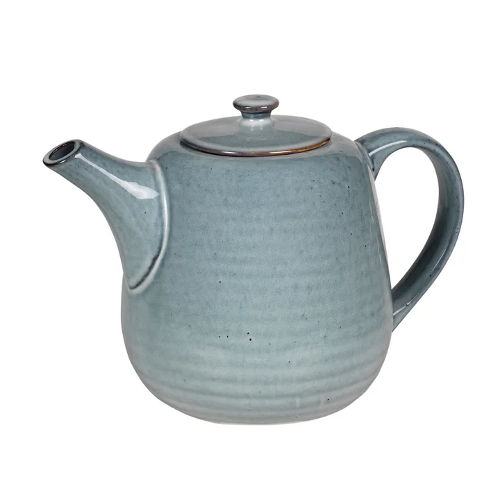 Broste Copenhagen - Nordic Sea Teekanne, 1,3 l, soft blue