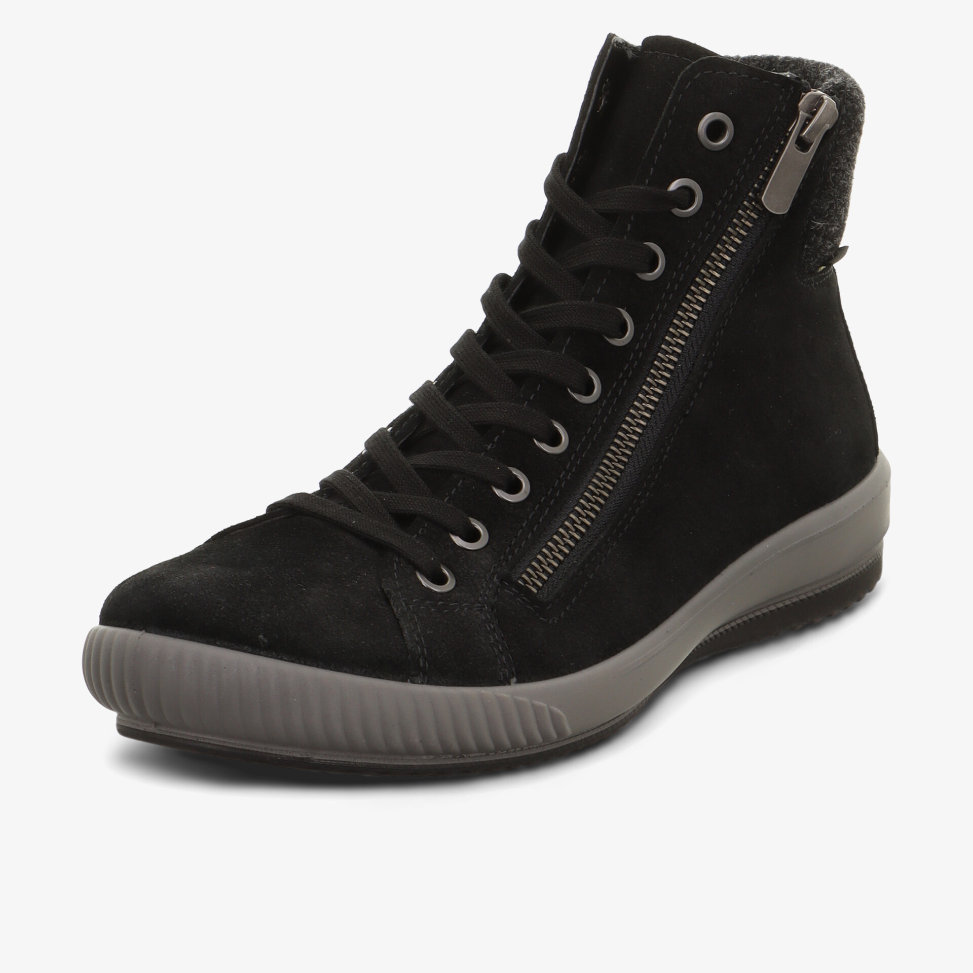 legero Damen Schnürstiefeletten schwarz