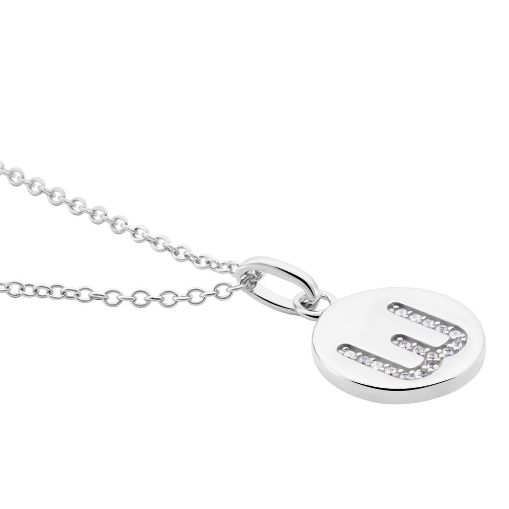 Collier Argent Eugenien Oxydes De Zirconium