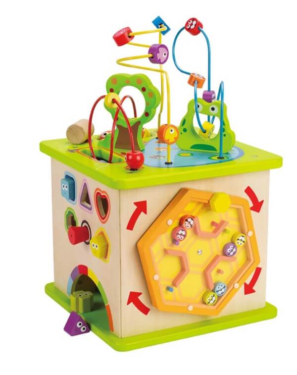 Hape Motorikwürfel Kleine Tierchen