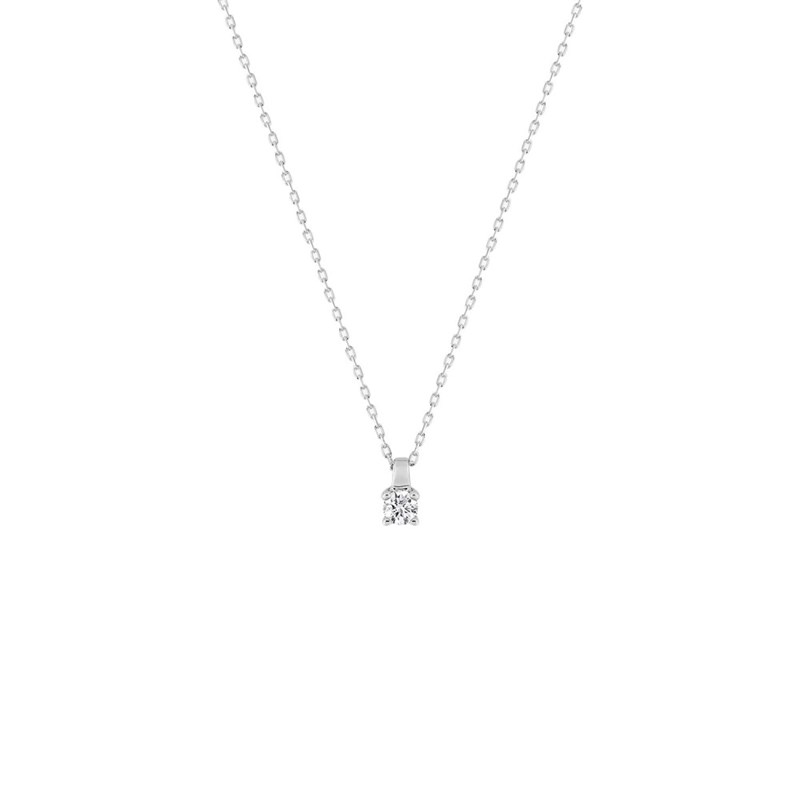 Collier Femme - Oxyde de zirconium - Or 18 Carats - Longueur : 42 cm