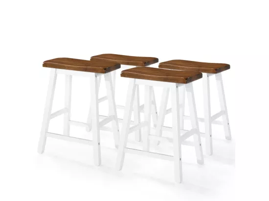 Table et tabouret de bar 5 pcs Bois massif