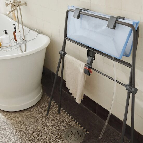 Baignoire Flexi Bath™ bouchon thermique   Bleu océan        de               Stokke®