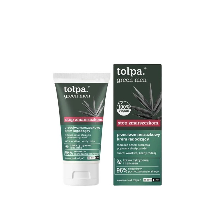 Tołpa Green Men stop rimpels. anti-rimpel Kalmerende crème 50 ml