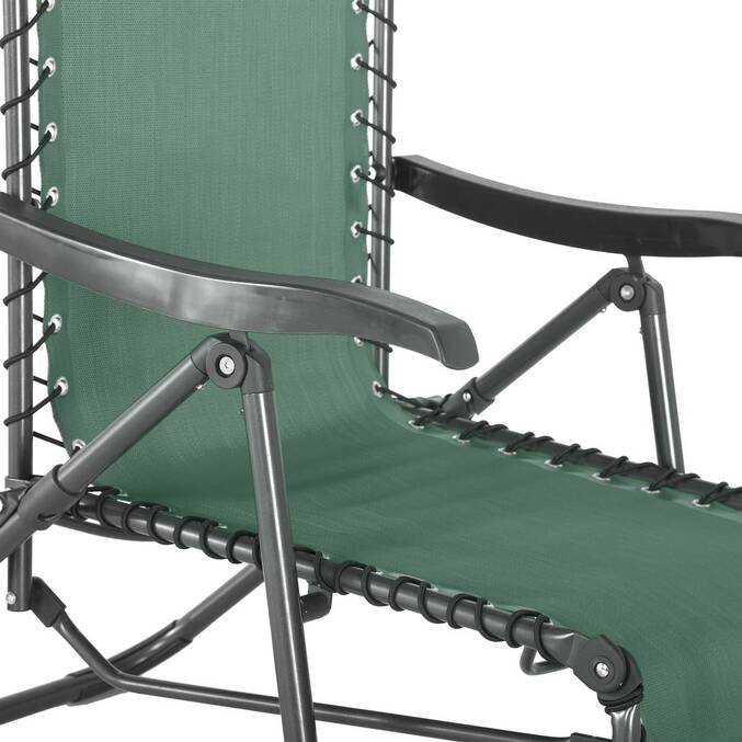 Fauteuil relax de jardin SILOS Vert olive