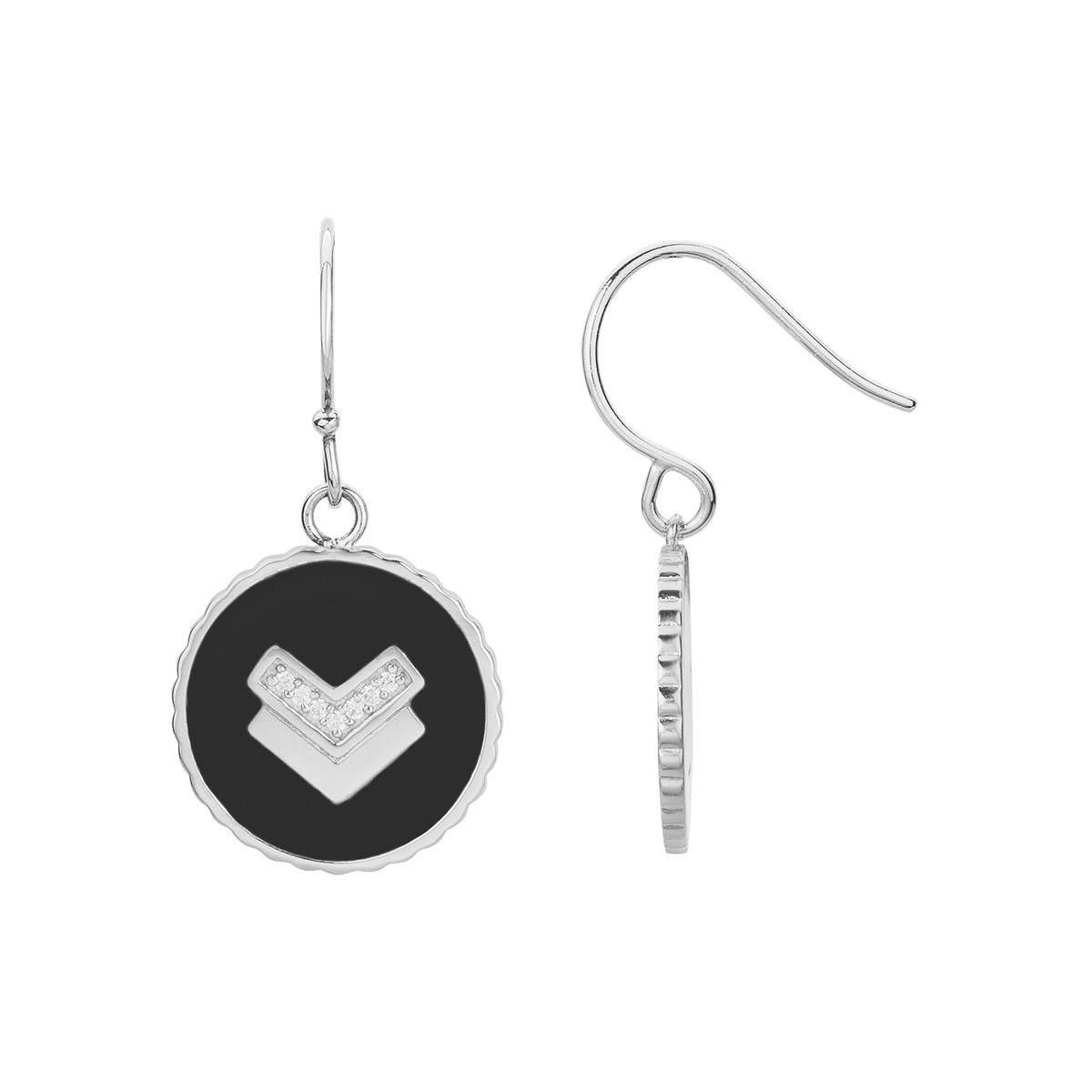 Boucles d'oreilles pendantes en Argent